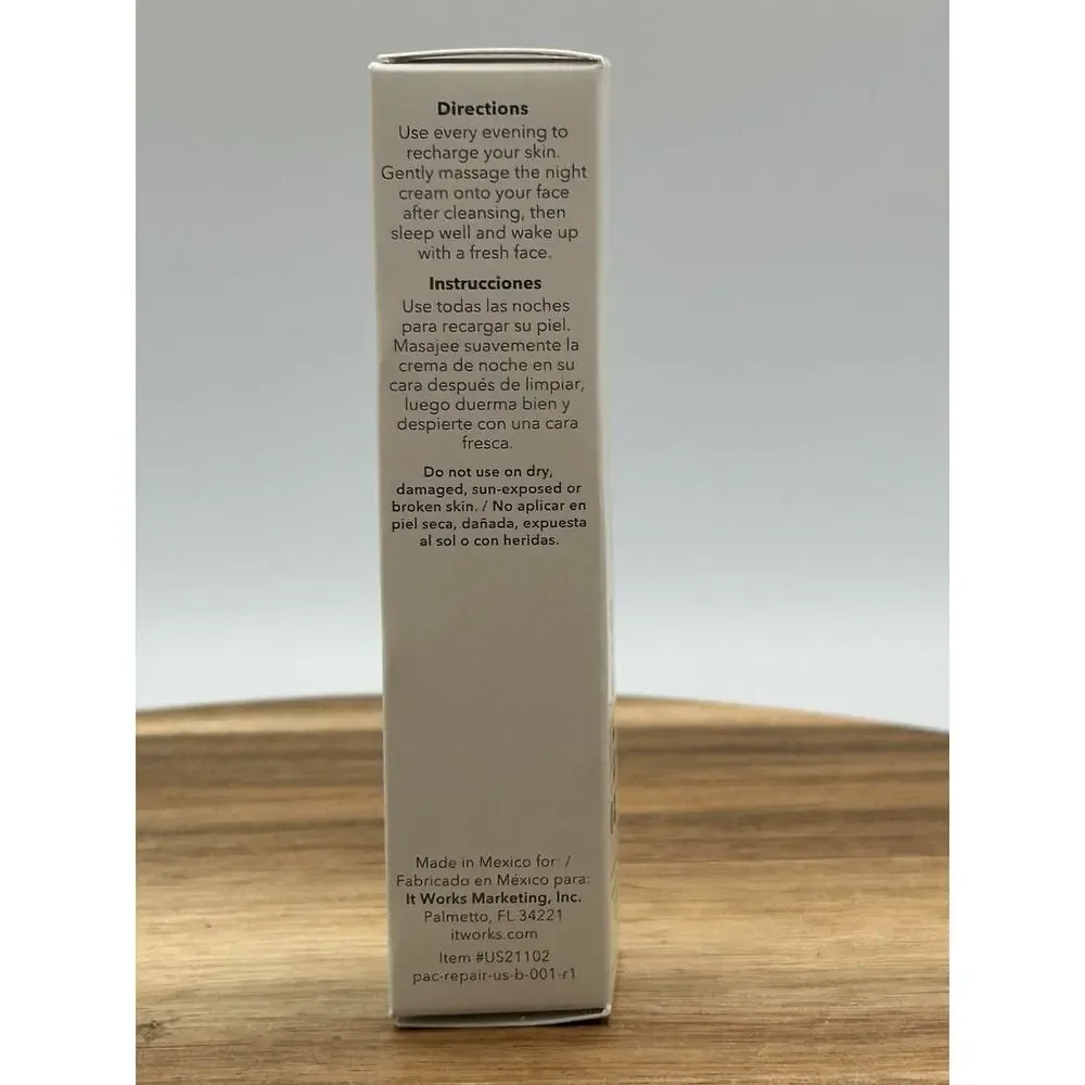 It Works! Repair Ageless Night Cream with Bakuchiol 1 oz 30 g New In Box